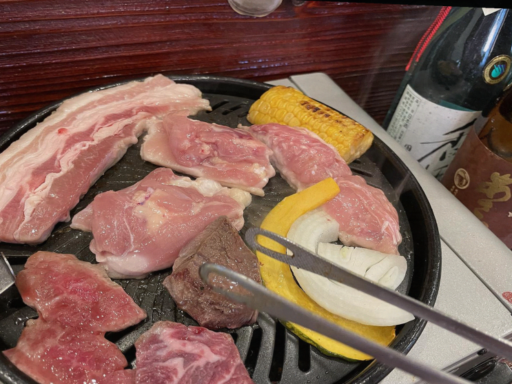  무한리필 고기와 다양한 술이 있는 판교 맛집, 배키욘방 야끼니꾸오에서 생일파티!