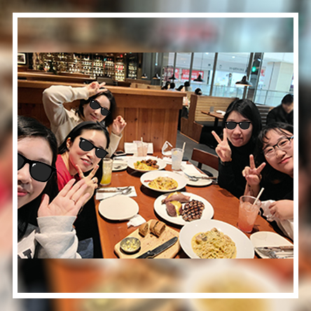  우리의 연말&연초 모임은 어디서? 아웃백 런치! 아웃백 오픈런하기^^