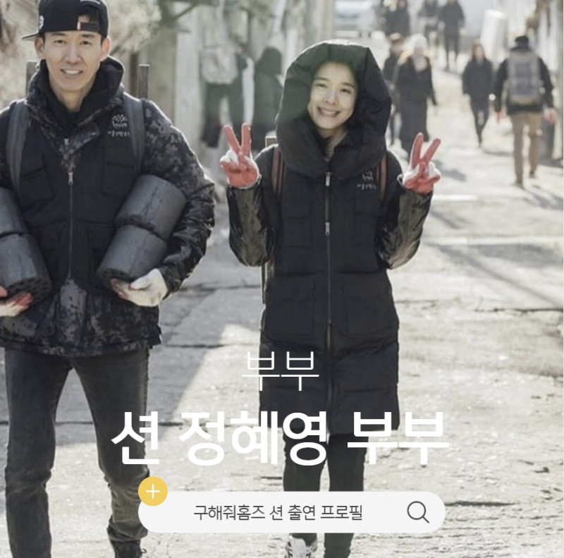 구해줘홈즈 션 출연 와이프 정혜영 프로필 나이 국적