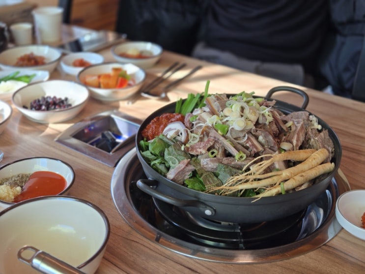  [산북흑염소] 곤지암스키장 루덴시아 근처 보양식 맛집