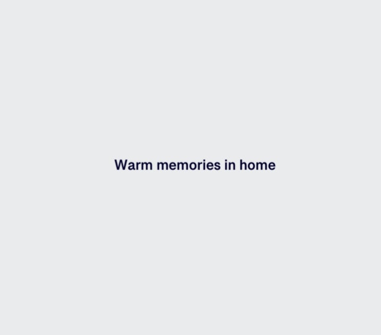  warm memories in home
