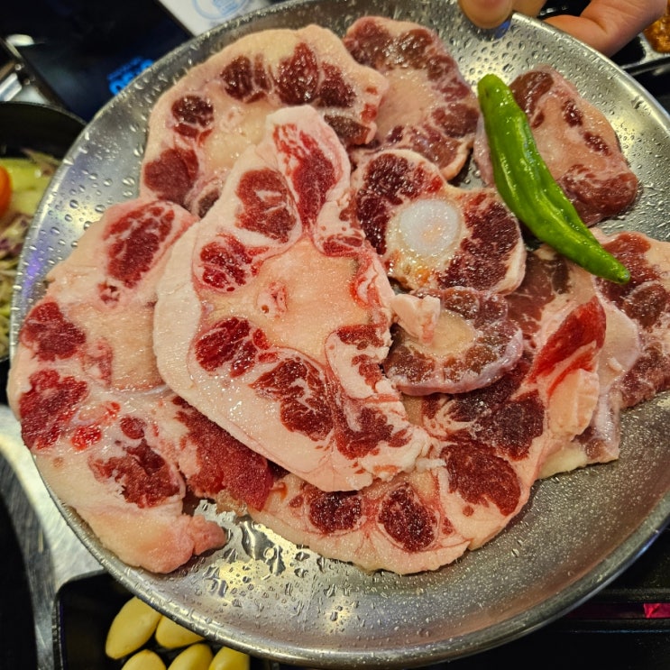  초지동 고기집 다양한 부위 맛 볼수 있는 꽃돈
