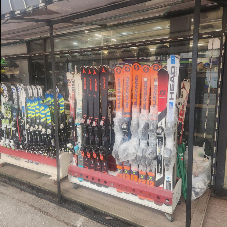  무주 아리랑스키레져에서 즐겁게 스노우보드 체험하기