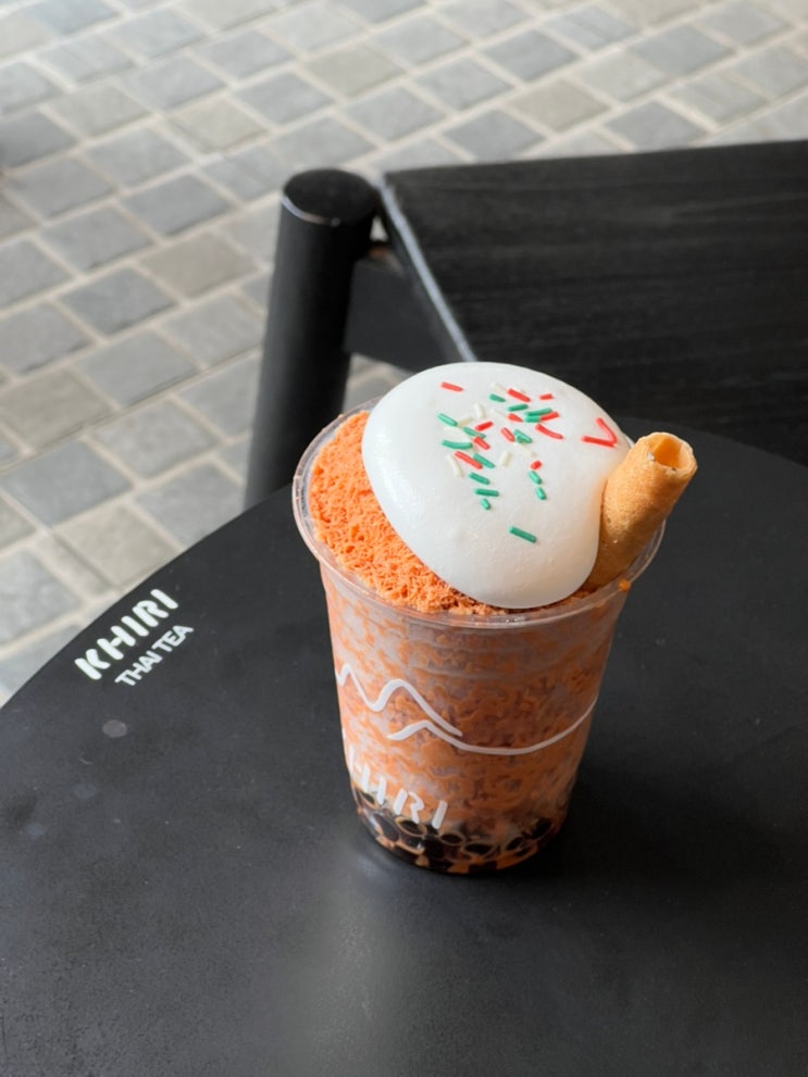  [태국 카페 정보] 방콕 차이나타운 타이티(thai tea)전문점 'KHIRI Thai tea flagship store' 추천 메뉴