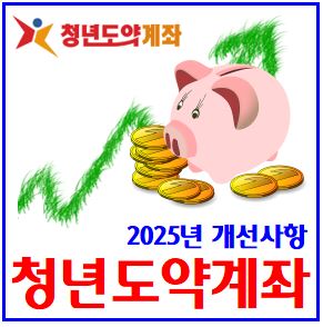 2025년 청년도약계좌 개선사항 (ft. 기여금지원 확대) : 중도해지, 비과세혜택, 개인신용평가점수, 부분인출서비스, 1월일정, 신청기간, 소득구간조건, 개설, 가구원동의