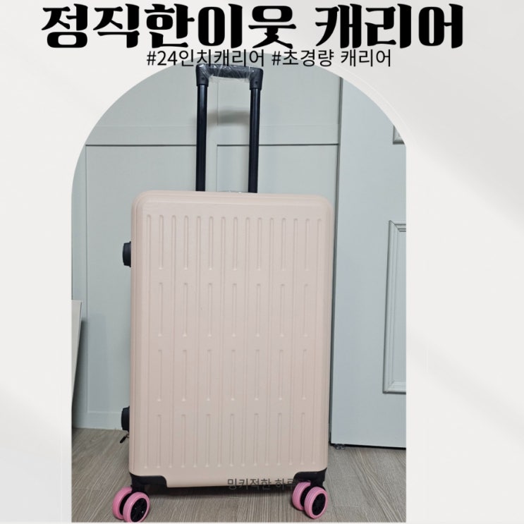  정직한이웃 가벼운 24인치 캐리어 추천(3년무상as)