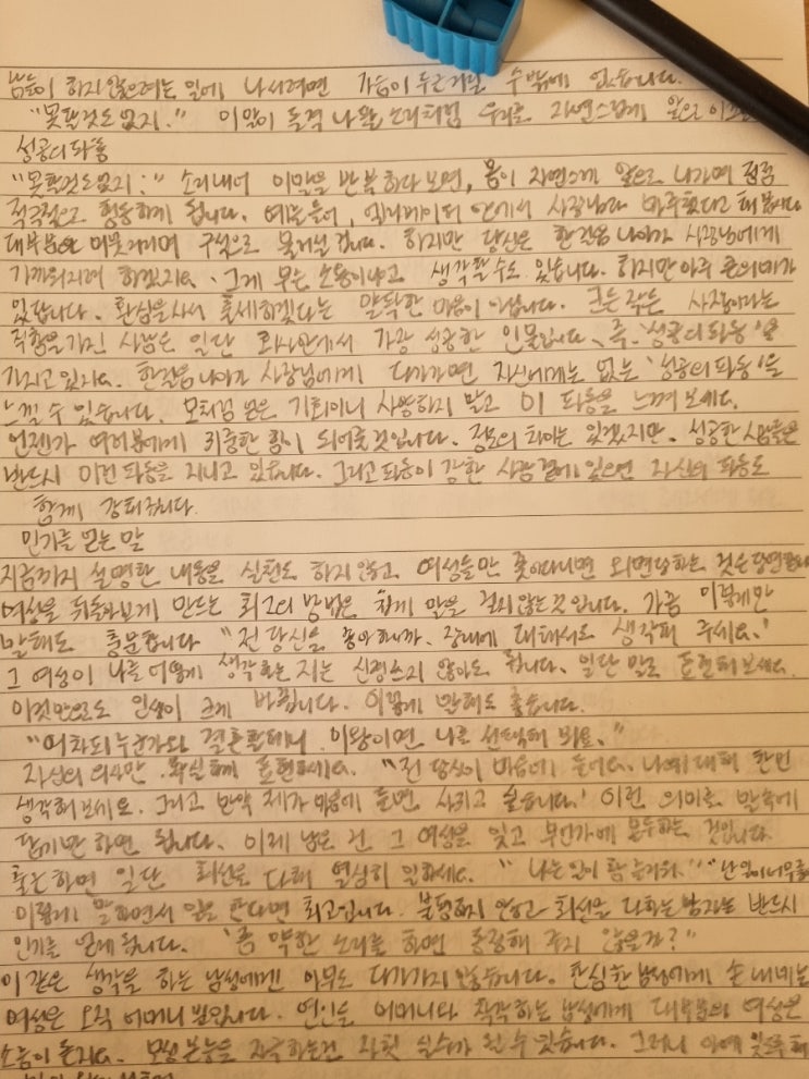  매일 필사하기