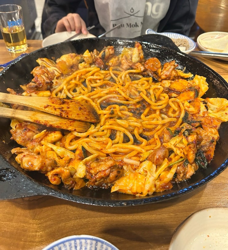  학동역 근처 맛집 류몽민 닭갈비(feat.주차는 근처에~)
