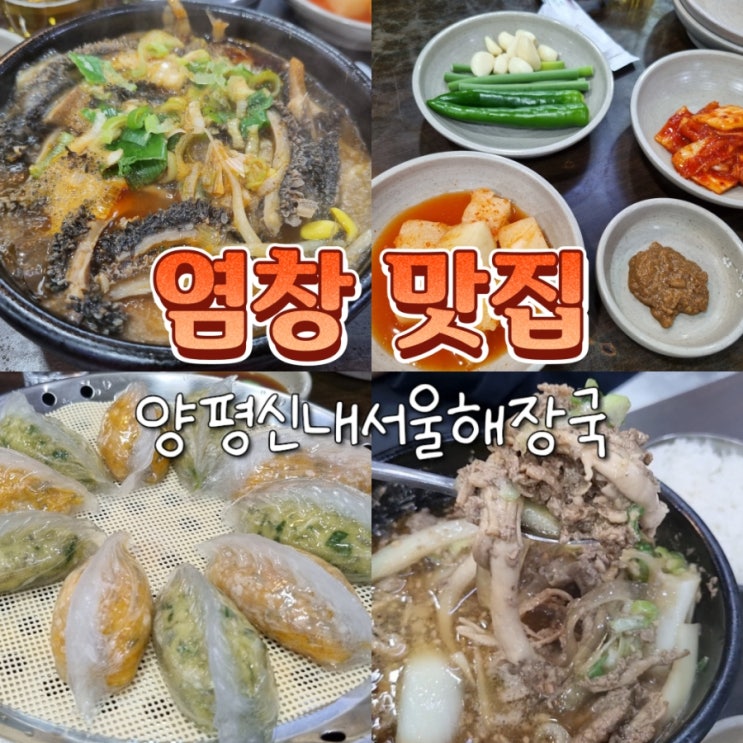  양천구 염창역 근처 혼밥 맛집 양평신내서울해장국 내돈내산