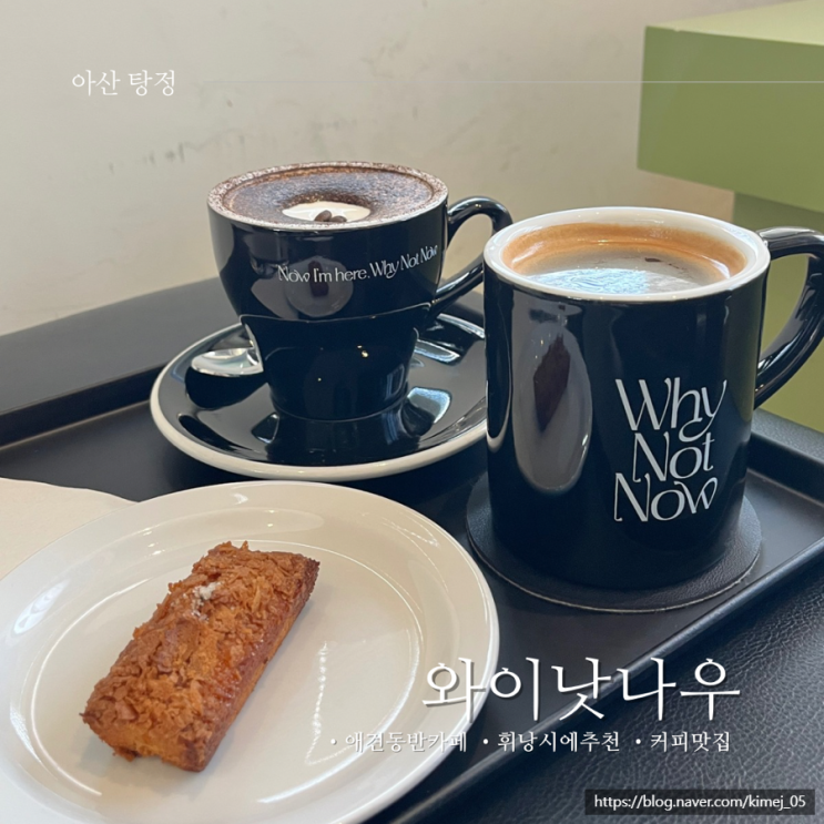  탕정 분위기 좋은 카페 와이낫나우 애견동반가능