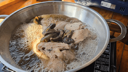  충북 옥천 이백리 맛집[힐링터 능이 백숙] 국물이 최고 