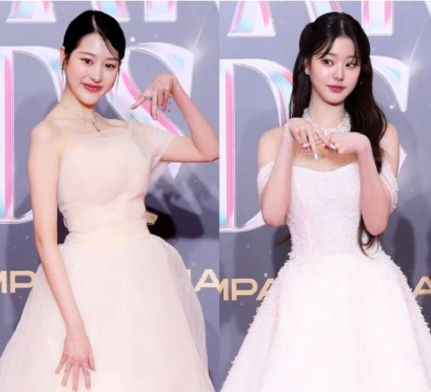 드디어 뜬 장다아❤장원영 언니,동생 자매 투샷! 얼마나 닮았을까? (AAA 2024 시상식)