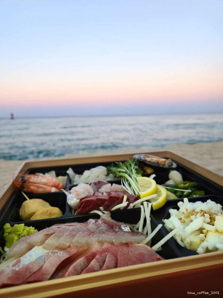  강릉 경포대 맛집 피쉬맨 대게 횟집 포장 리뷰