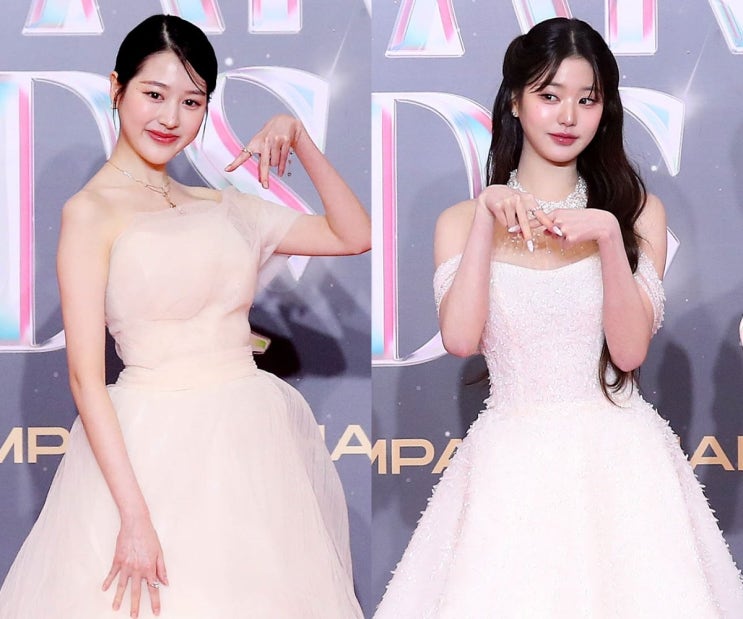  아시아 아티스트 어워즈(AAA)에서 빛난 장원영-장다아 자매의 환상적인 비주얼과 따뜻한 순간