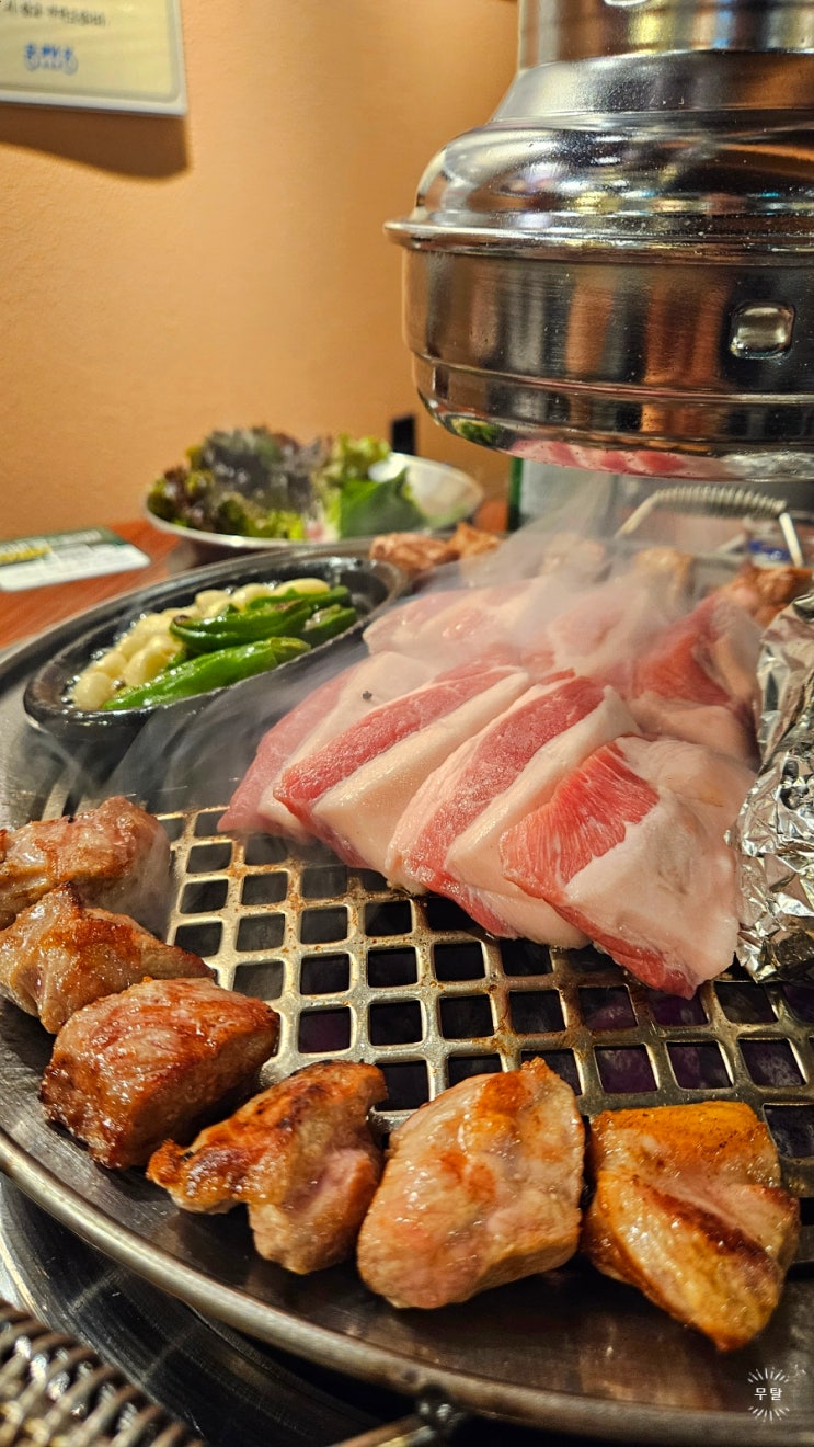  정관맛집 정관고기집 동래정 정관점 국내산 1+ 암퇘지 백탄참숯구이
