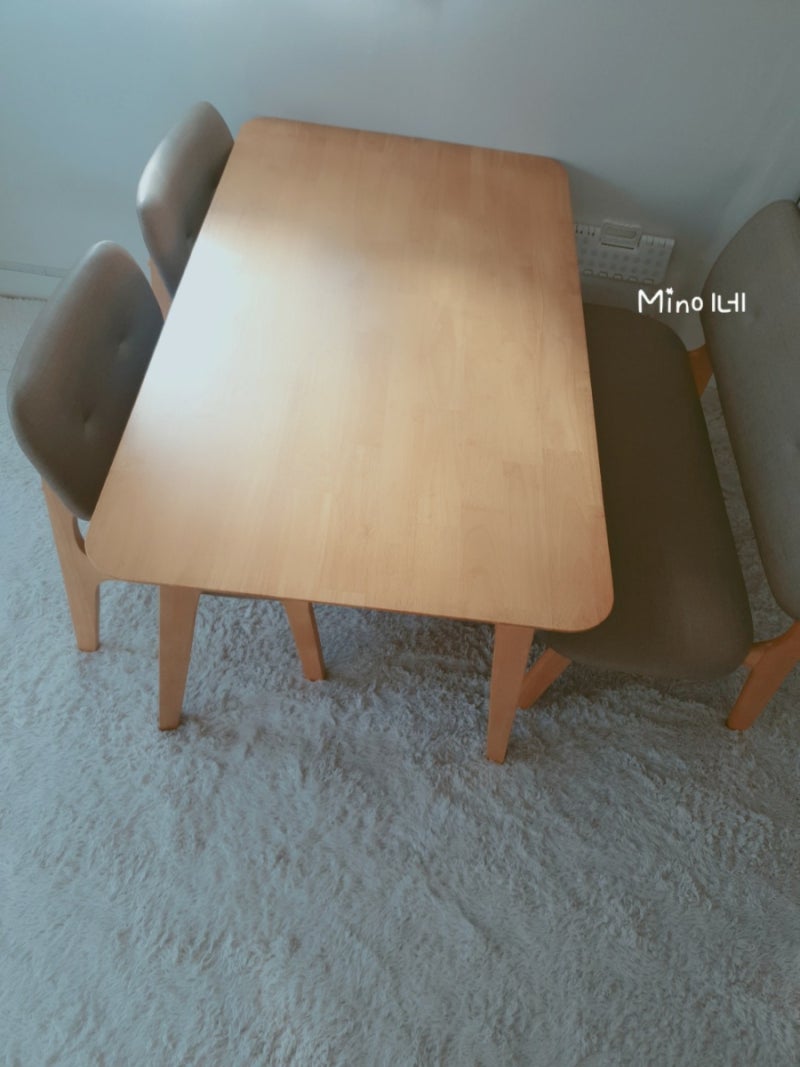 핀란디아 낮은식탁 사용 후