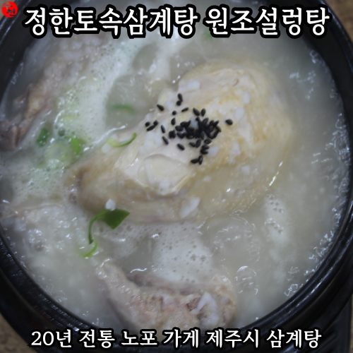 20년 전통 제주 노포 정한 토속 삼계탕 연동 맛집