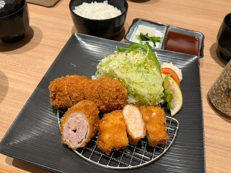  오사카 난카이난바역 난바시티 돈카츠 맛집 KYK