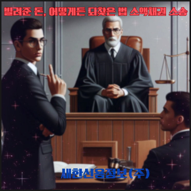  빌려준 돈, 어떻게든 되찾은 법 소액채권 소송