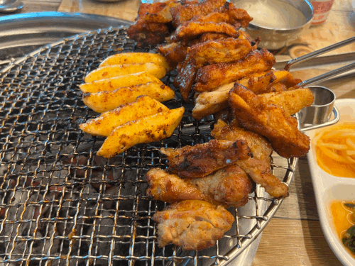  포천 닭갈비 맛집 동장군축제 근처 설악막국수춘천닭갈비 포천점 주차편한 식당