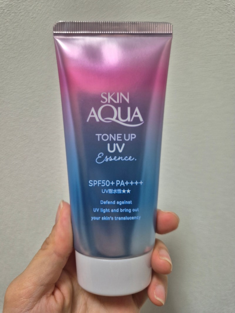 [선크림] 스킨 아쿠아 톤업 선크림 라벤더 일주일 사용 후기(SKIN AQUA TONE UP)
