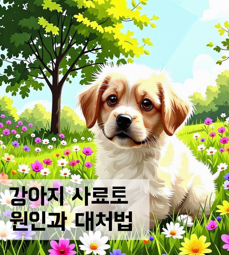 강아지 사료토 하는 여러가지 이유와 대처법
