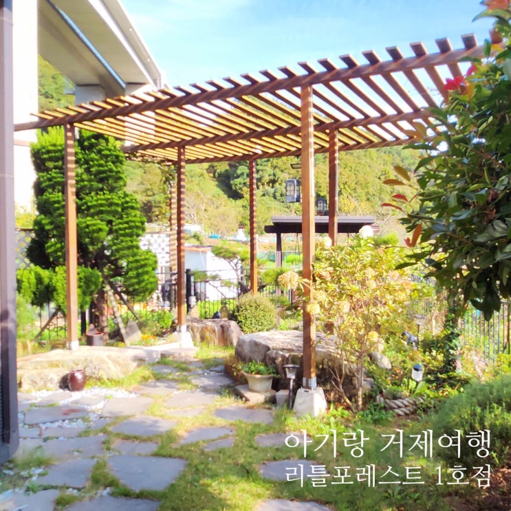  아기랑 거제독채펜션 자연친화적인 리틀포레스트 1호점