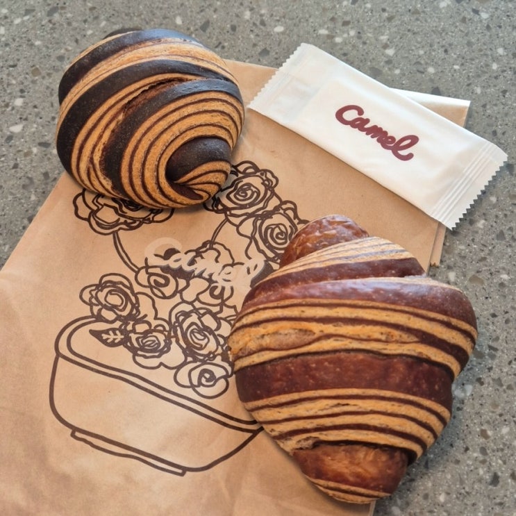  부산 카멜커피 우유크림 크로와상(카멜 클래식 크림 CCC) 종류 맛 후기