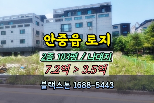  평택 안중읍 토지 경매 개발부지 2종 100평