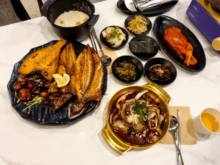  마곡한식맛집 을왕리 꾸덕집 마곡직영점 추천메뉴 모듬생선구이 스페셜 정식!