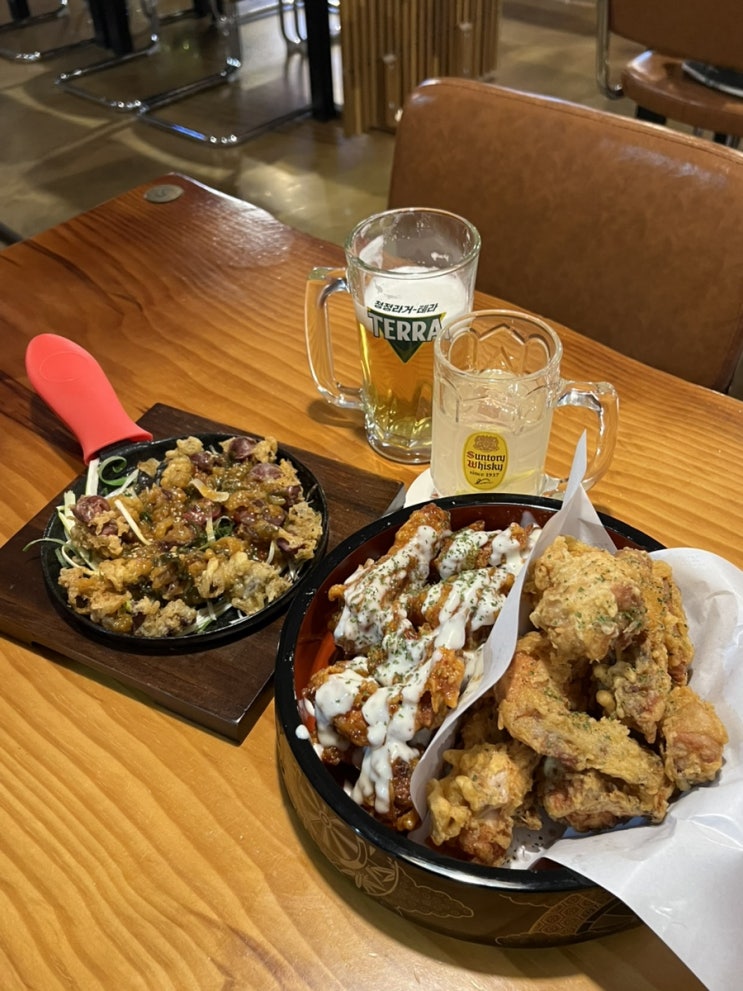  [대전: 지족동] 대전 지족동 맛집 레트로분위기 뿜뿜한 “명동닭튀김 대전지족점”