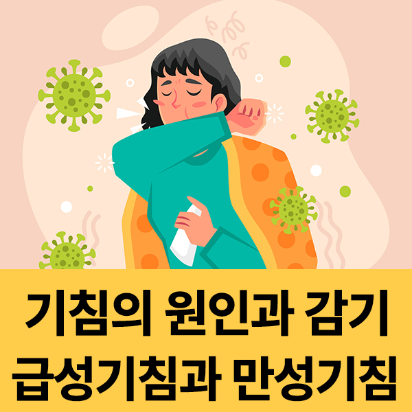  기침의 원인과 감기, 급성기침과 만성기침의 차이