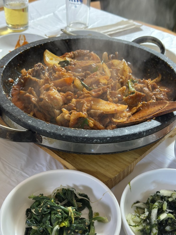  양양 쭈꾸미 제육이 맛있는 현지인 맛집 밥풀 숨은 맛집