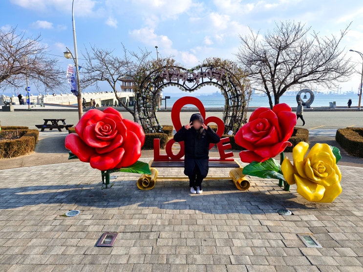  영일대 장미원 바로 앞 바다, 전망대와 함께 코스로 여행 포항 갈만한 곳