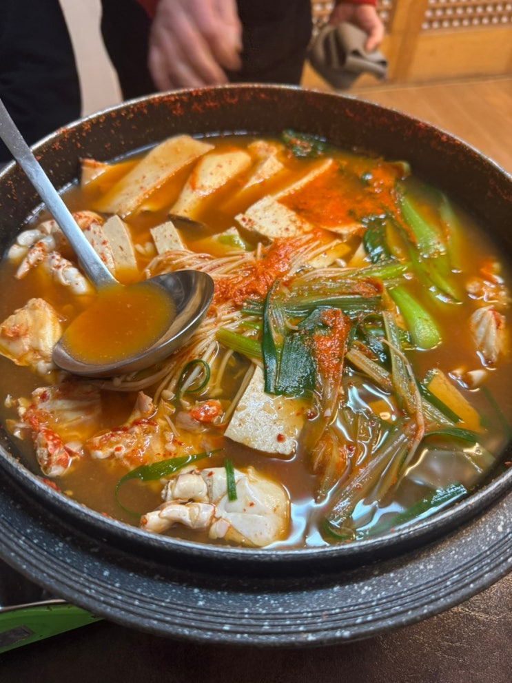  대구 상인동 진천동 해물 순두부 두부 전골 맛집 밥집 식당 우리콩손두부 주차