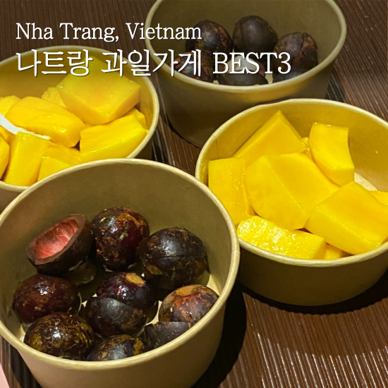 나트랑 과일가게 세곳 추천 (두리안 맛집, PT 프루츠, 모모프루츠 내돈내산)