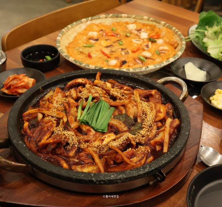  천안 신방동 맛집 오징어요리 전문 해탄