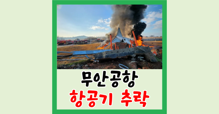 <b>무안 공항</b> 비행기 추락 사고 영상 뜻밖의 원인 제주항공 항공기... 