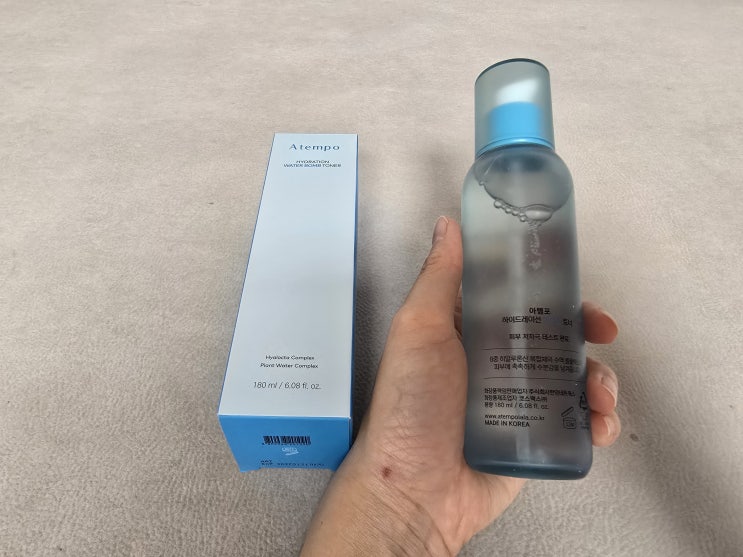  밤사이 지친 피부에 촉촉함을! 아템포 워터 밤 토너 180ml 리뷰