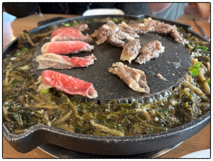  따봉시래기 세종점: 차돌박이와 시래기의 완벽한 하모니