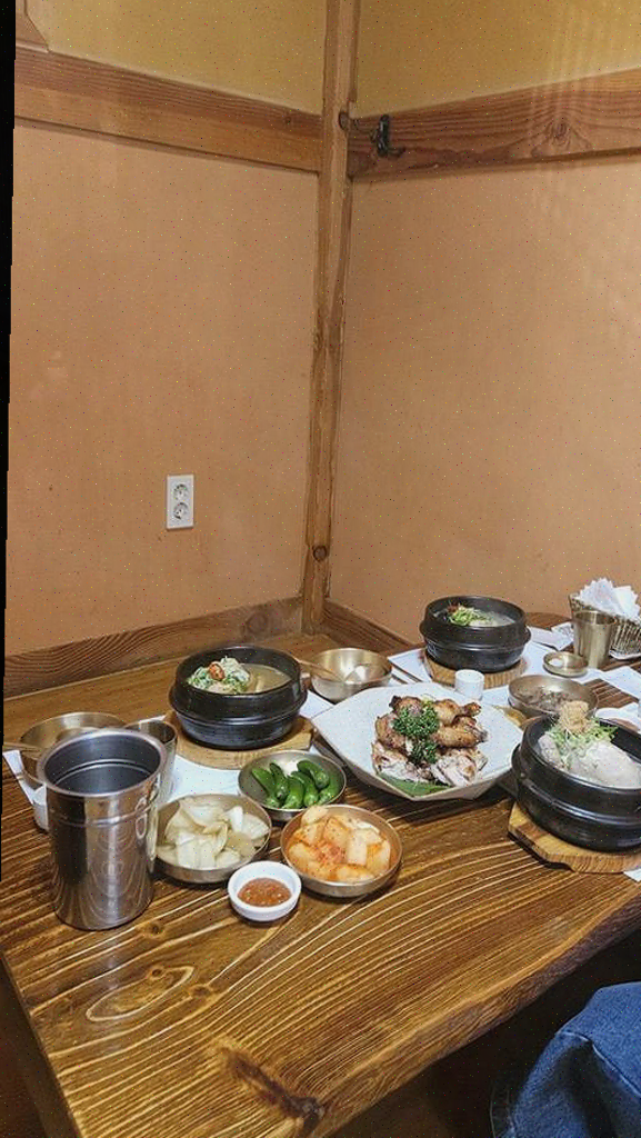  유화정삼계탕, 부모님과의 겨울 특별 메뉴인 전복삼계탕을 추천합니다