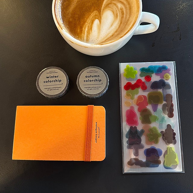 최근에 산 작고 귀여운 것들( 아날로그키퍼•물비늘•언폴드 )