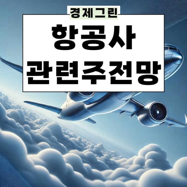  제주항공 대한항공 아시아나 진에어 주가 무안공항 사고 항공관련주