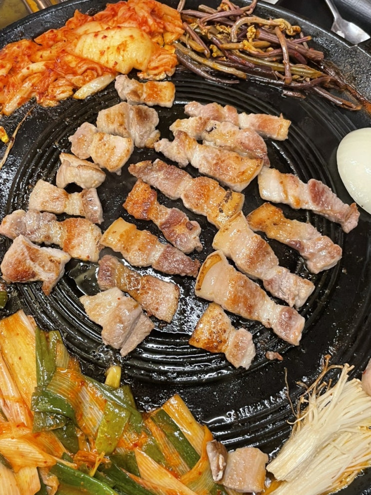  구의동 맛집 상구네 솥뚜껑 삼겹살 자양본점 건대 고기집