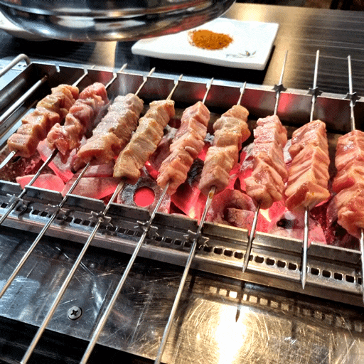  대전 복수동 맛집 오늘밤양꼬치에서 먹는 양꼬치와 칭다오