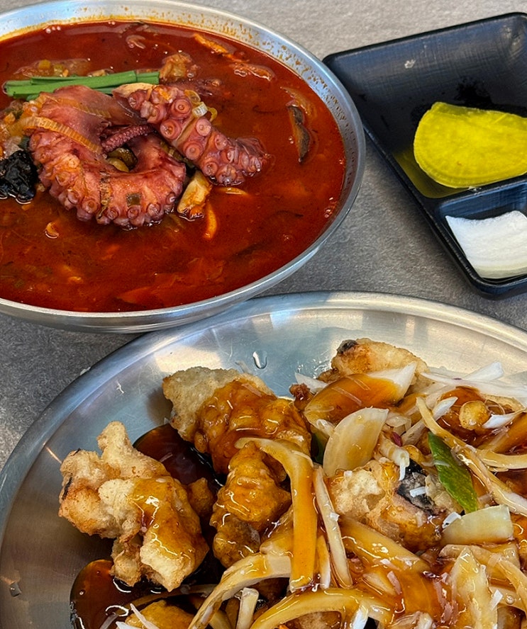  동해 묵호 맛집 거동탕수육 웨이팅 주차 정보 묵호항 맛집
