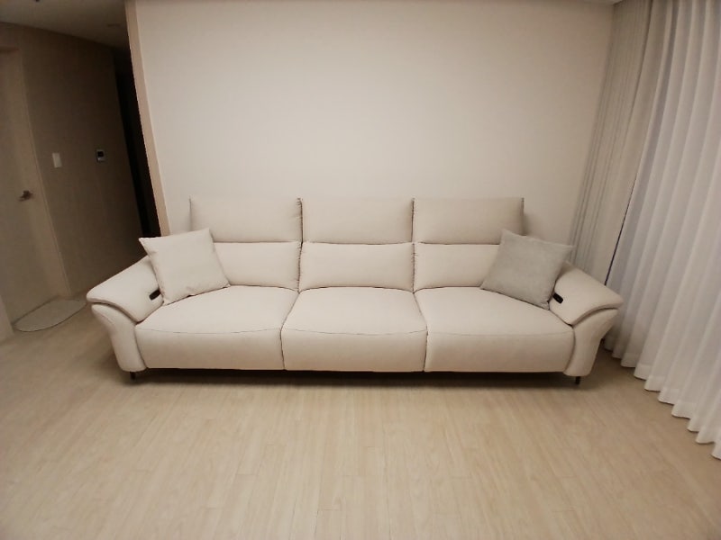 [신혼집 꾸미기] 쏘랩 소파연구소 하남점 / WOODY SOFA 우디소파 / 에코브릭 우디 리클라이너 소....