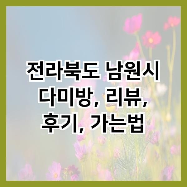 다미방 사진 2