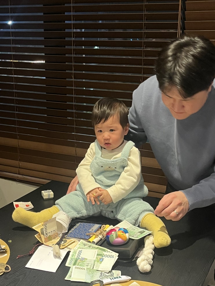  둘째 돌잡이 겸 연말 가족모임, 광명 밤일 마을 긴자