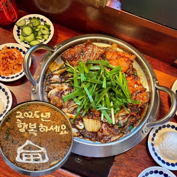  부산 부평동 맛집 안쪽집 돼지김치구이 비프광장 근처 로컬 식당